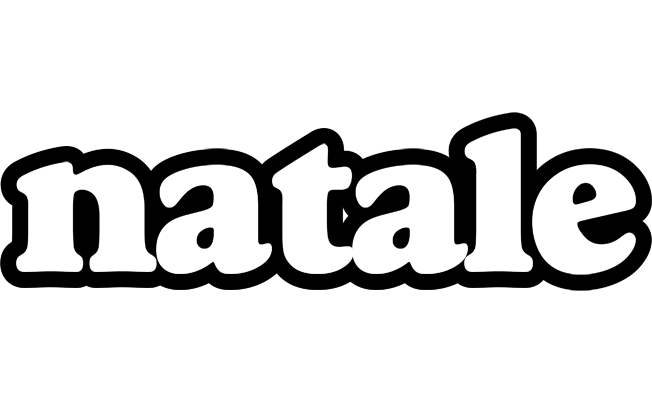 Natale panda logo