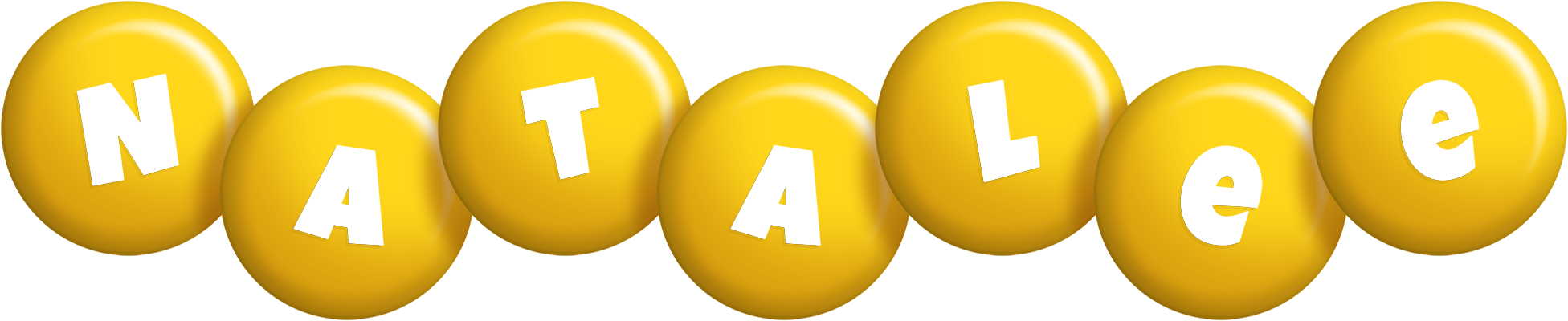 Natalee candy-yellow logo