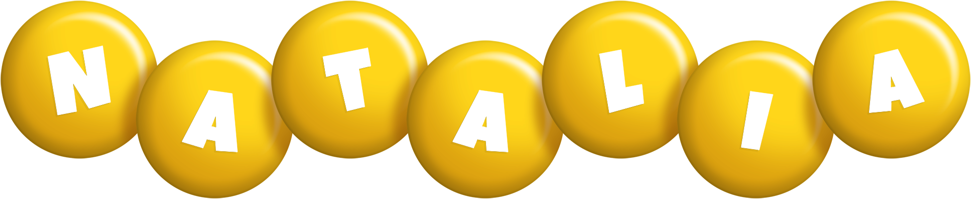 Natalia candy-yellow logo