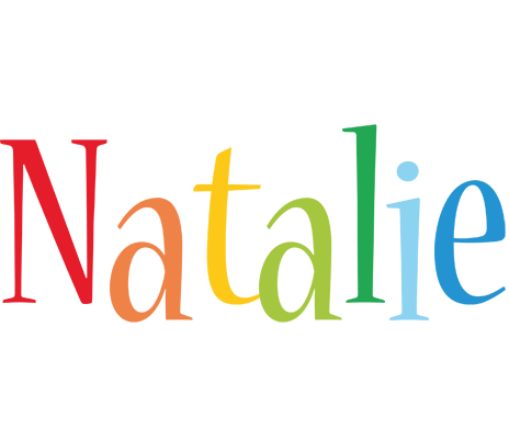Natalie birthday logo