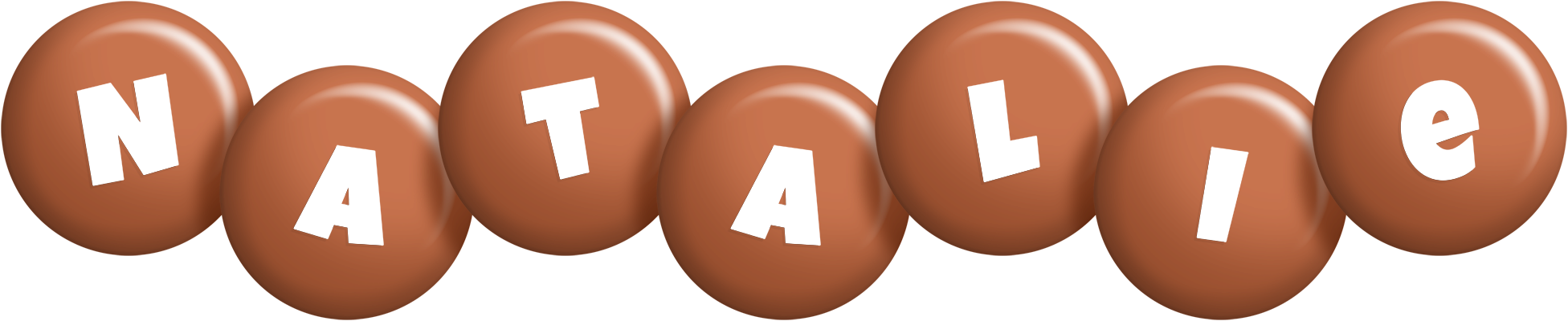 Natalie candy-brown logo