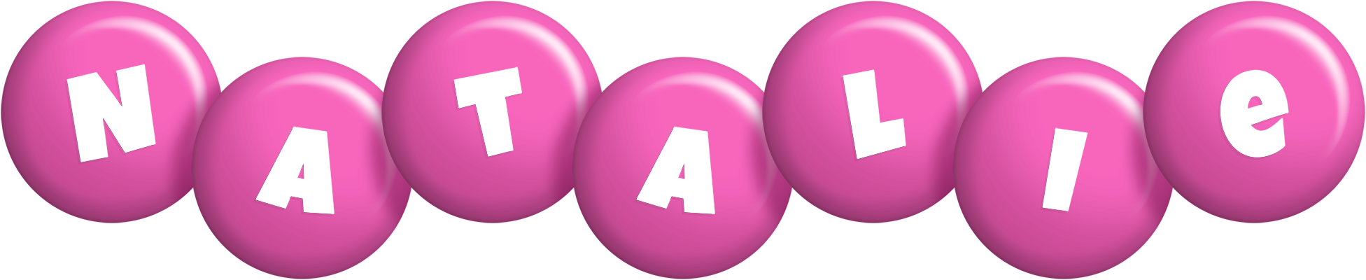 Natalie candy-pink logo