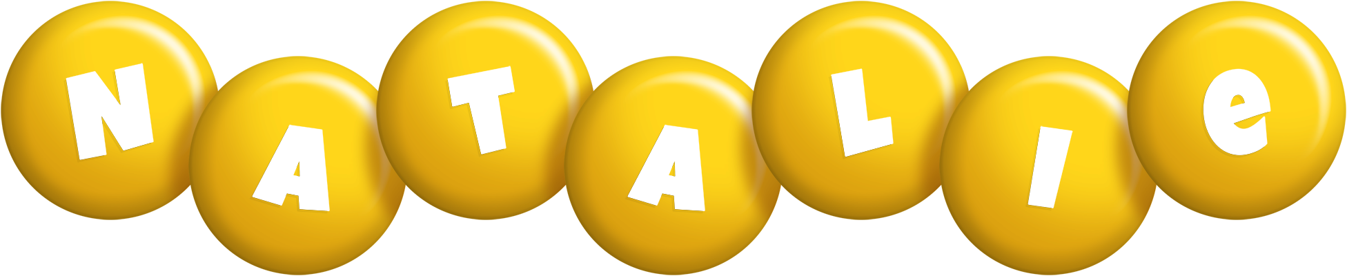 Natalie candy-yellow logo