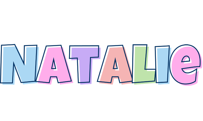 Natalie pastel logo