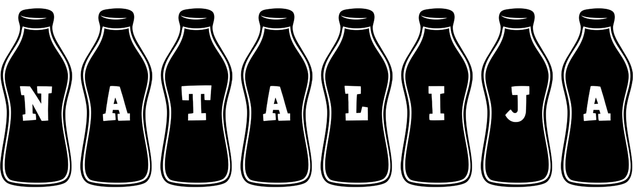 Natalija bottle logo