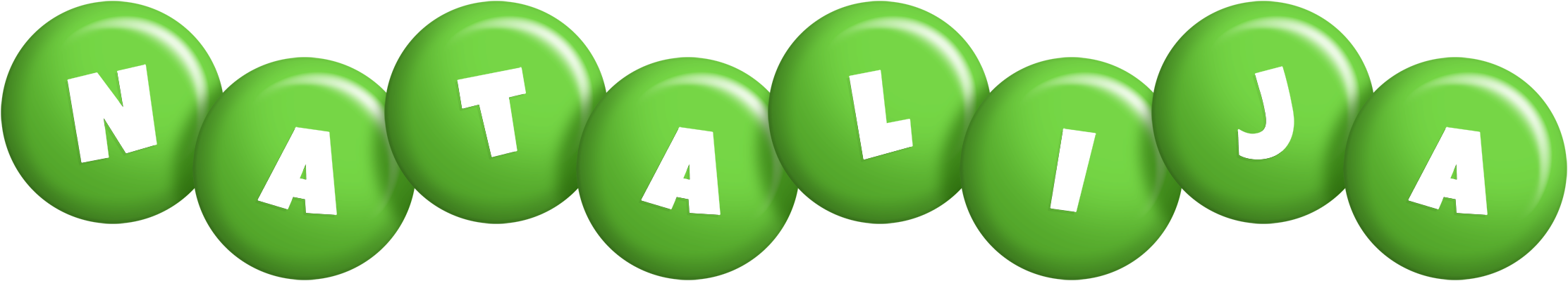 Natalija candy-green logo