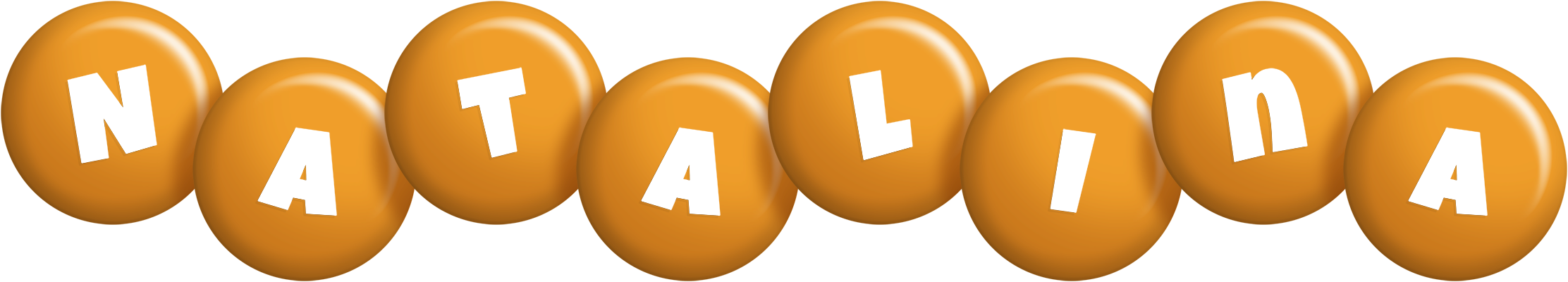 Natalina candy-orange logo