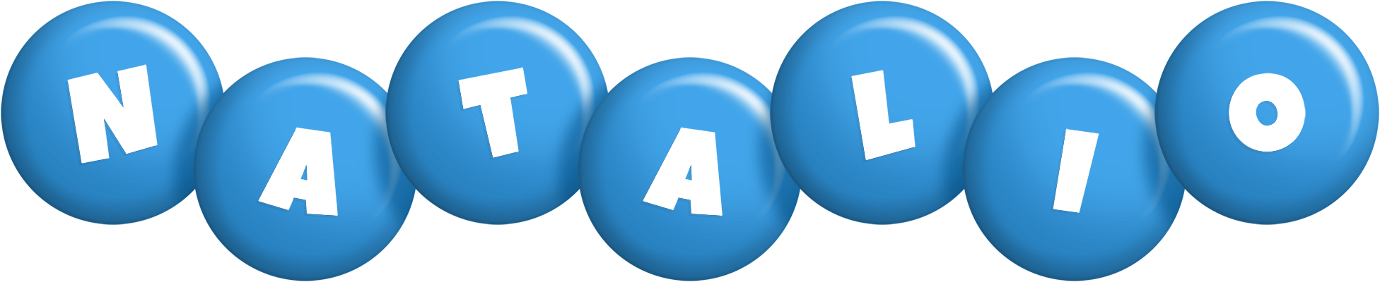 Natalio candy-blue logo