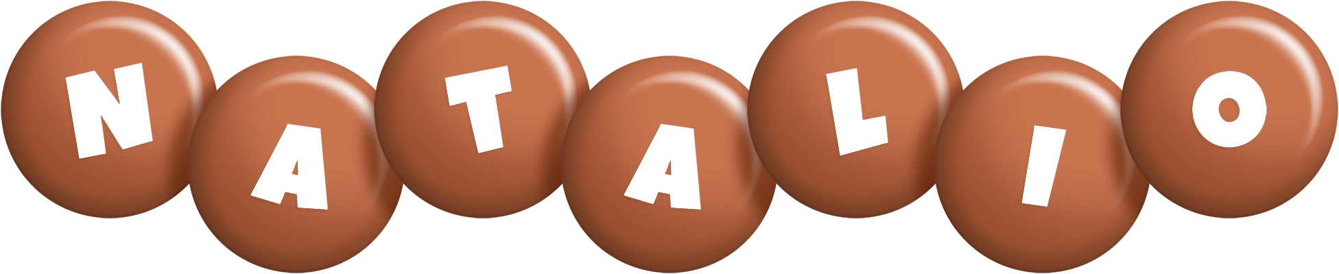 Natalio candy-brown logo