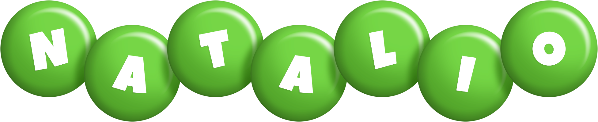 Natalio candy-green logo
