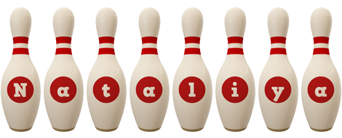 Nataliya bowling-pin logo