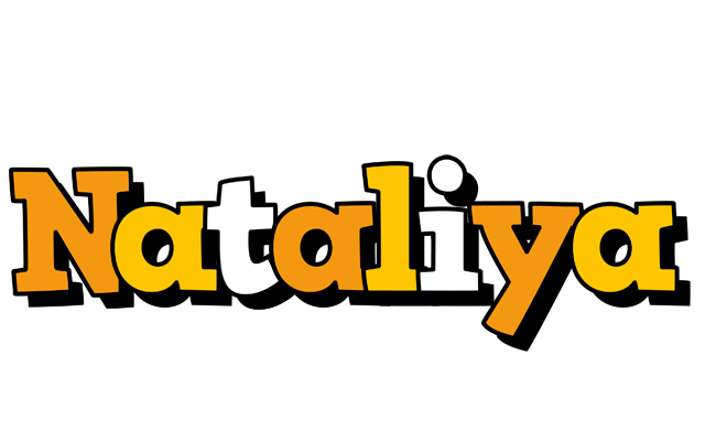 Nataliya cartoon logo
