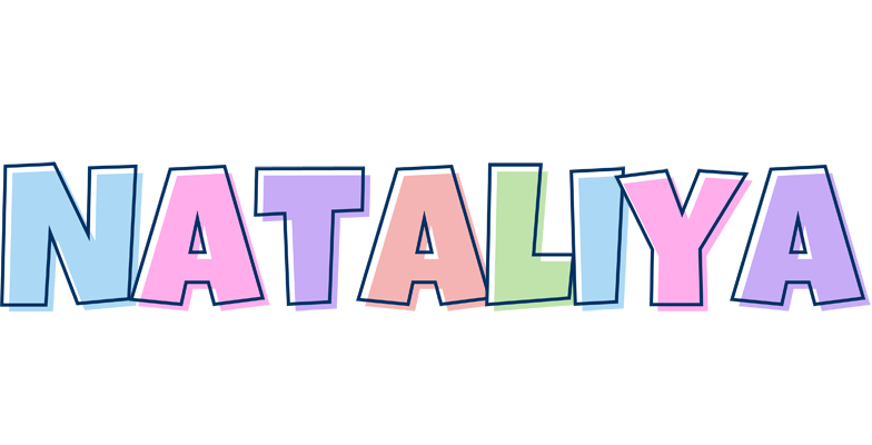 Nataliya pastel logo
