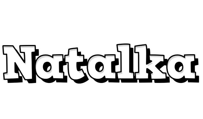 Natalka snowing logo