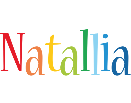 Natallia birthday logo