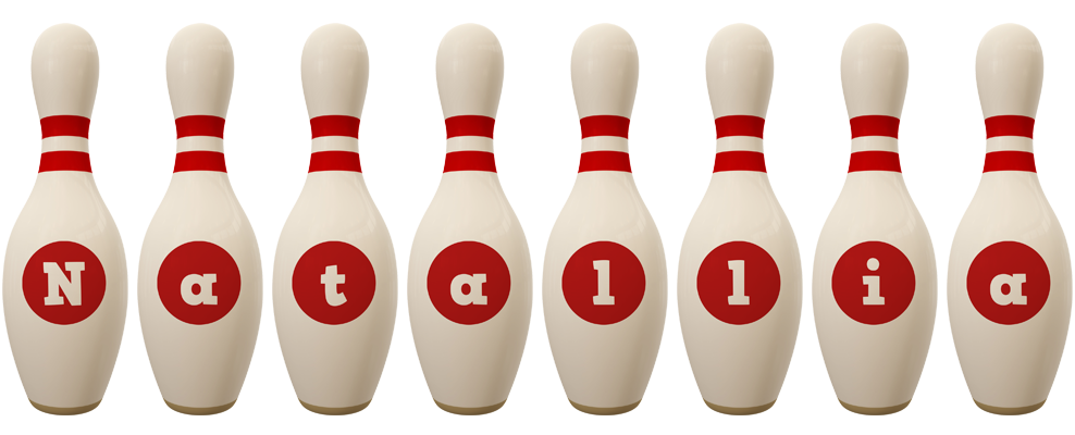 Natallia bowling-pin logo