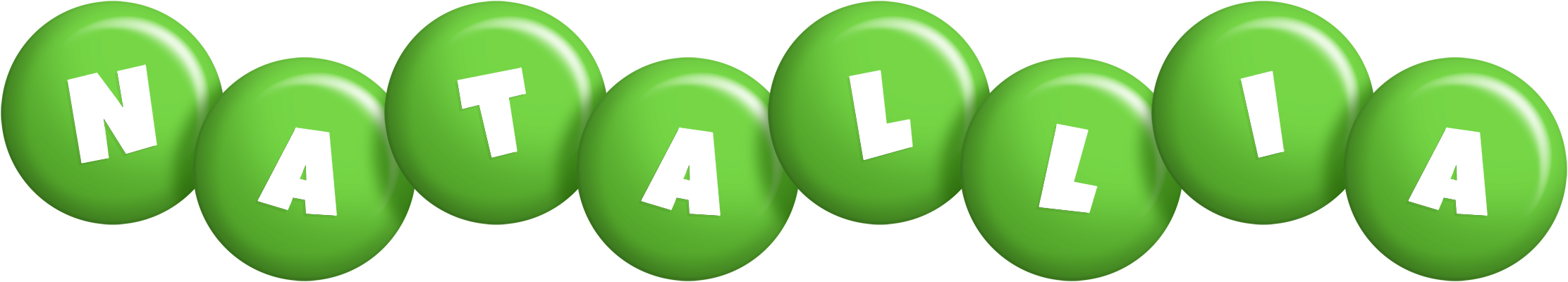 Natallia candy-green logo