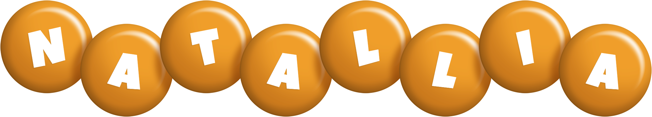 Natallia candy-orange logo