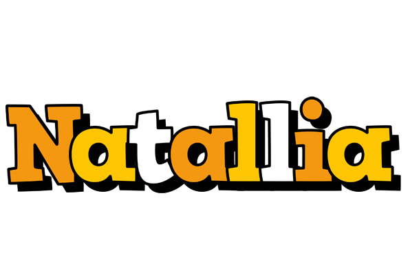 Natallia cartoon logo