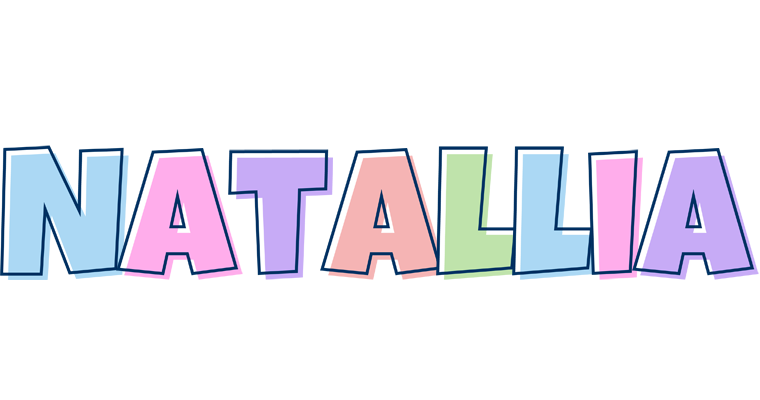 Natallia pastel logo