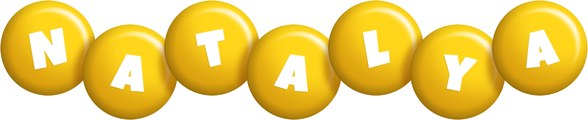Natalya candy-yellow logo