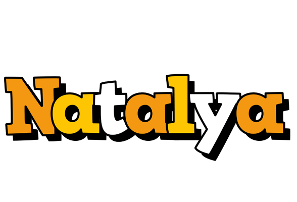 Natalya cartoon logo