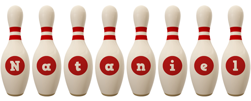 Nataniel bowling-pin logo