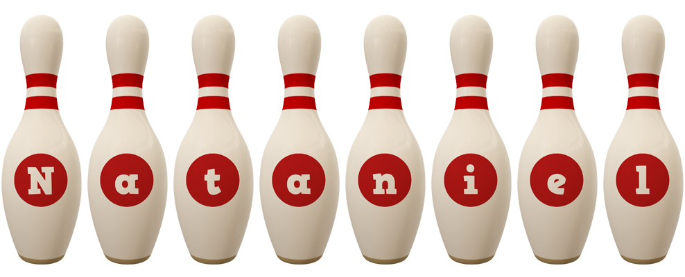 Nataniel bowling-pin logo