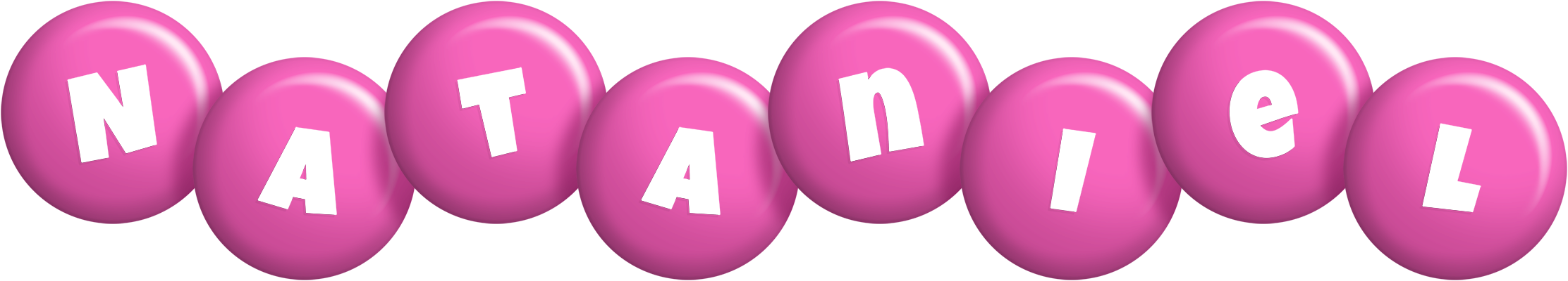Nataniel candy-pink logo