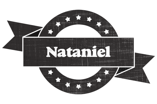 Nataniel grunge logo