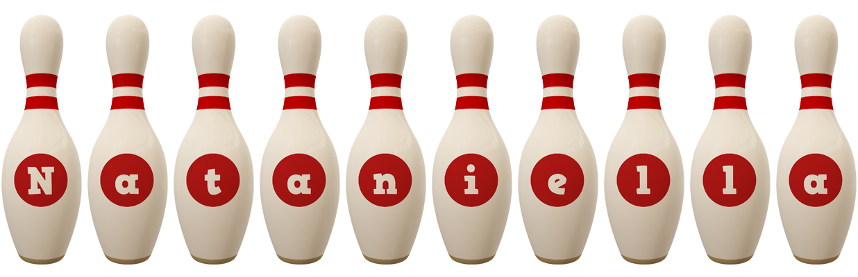 Nataniella bowling-pin logo