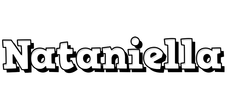 Nataniella snowing logo