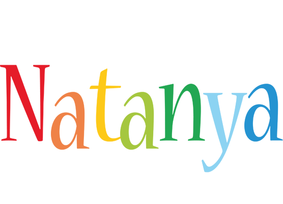 Natanya birthday logo