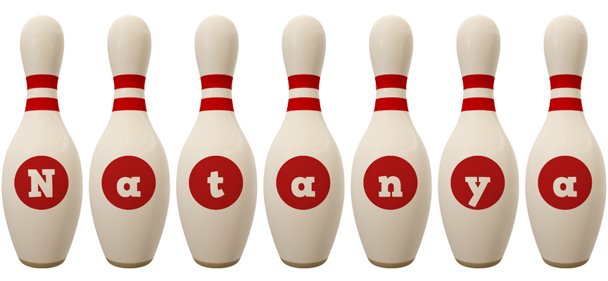 Natanya bowling-pin logo