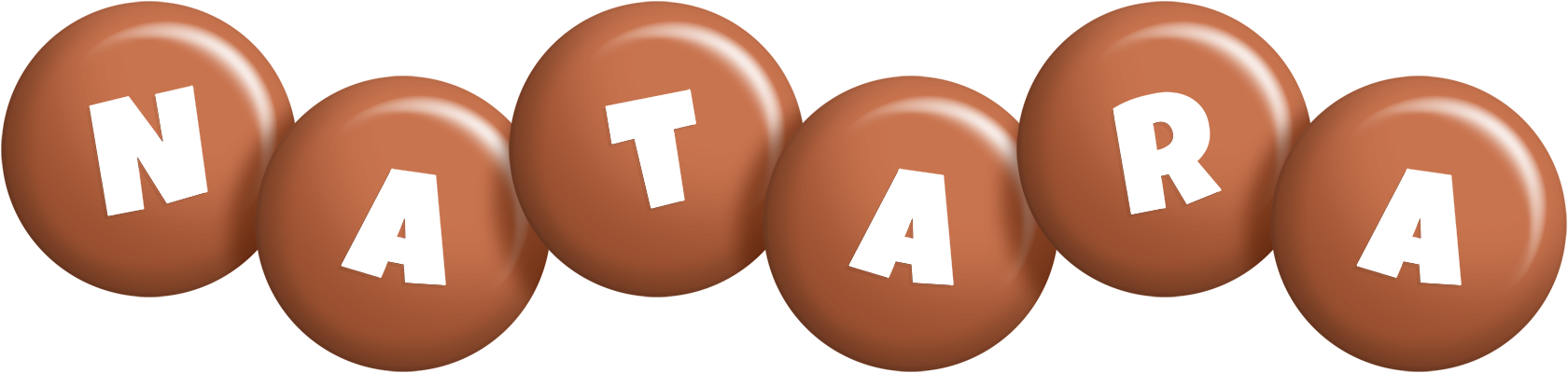 Natara candy-brown logo