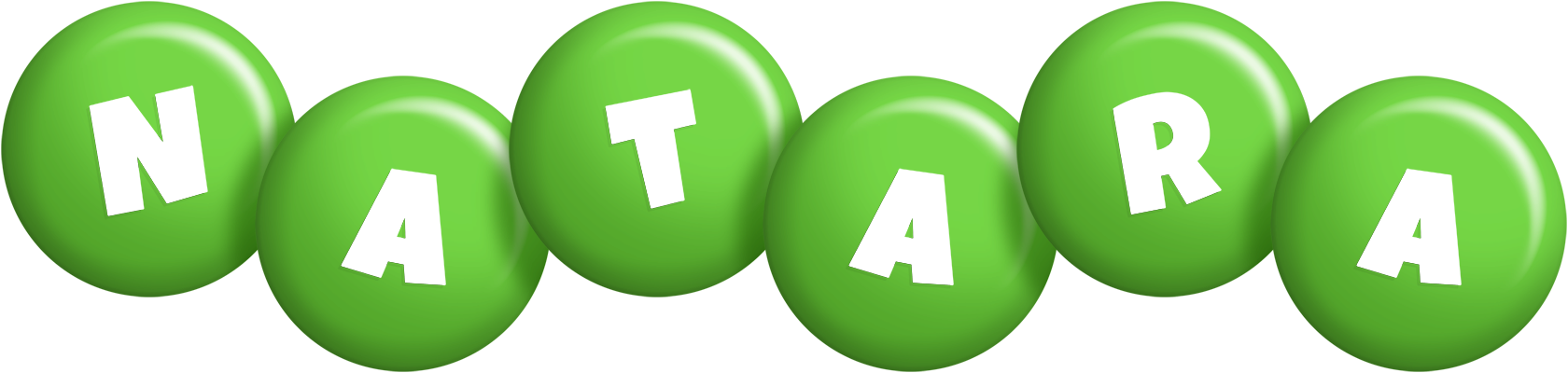 Natara candy-green logo