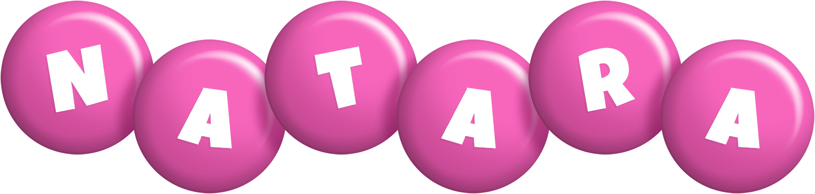 Natara candy-pink logo