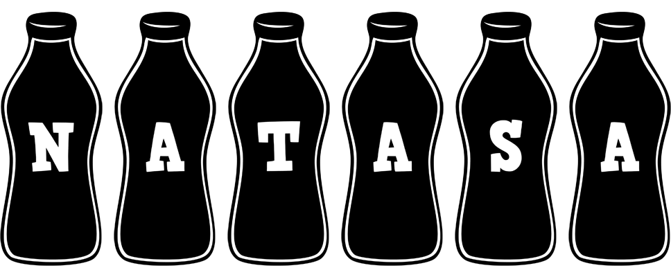 Natasa bottle logo