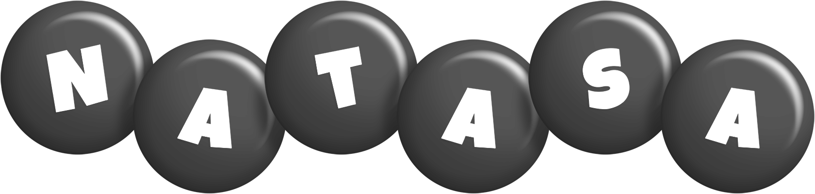 Natasa candy-black logo