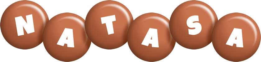 Natasa candy-brown logo
