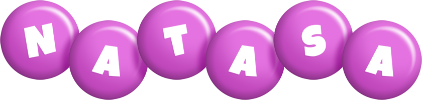 Natasa candy-purple logo