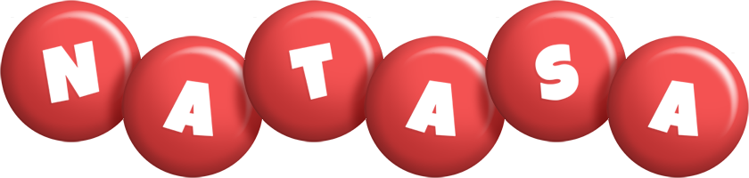 Natasa candy-red logo