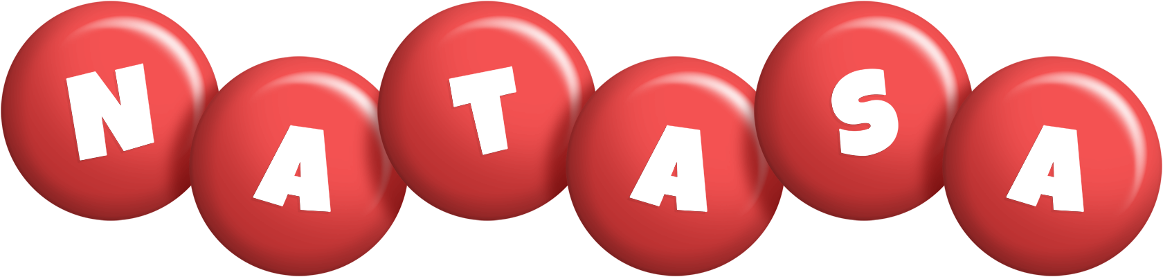 Natasa candy-red logo