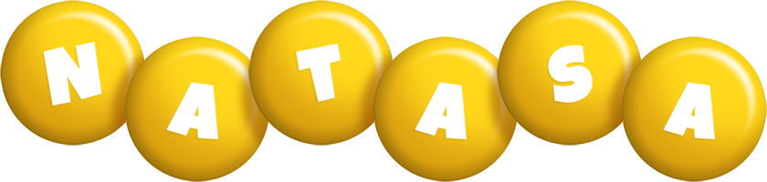 Natasa candy-yellow logo