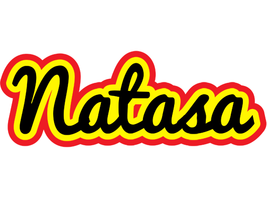 Natasa flaming logo