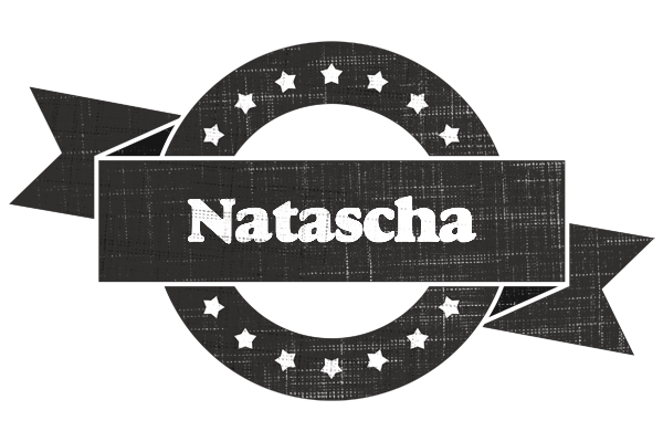 Natascha grunge logo