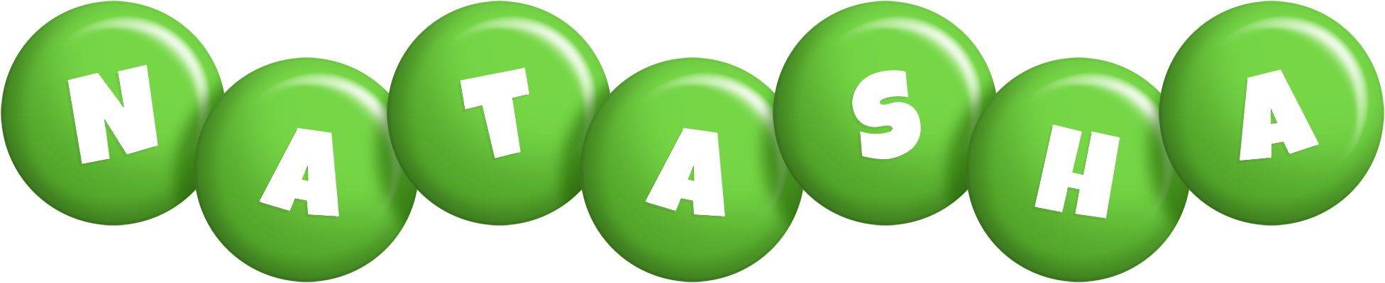 Natasha candy-green logo