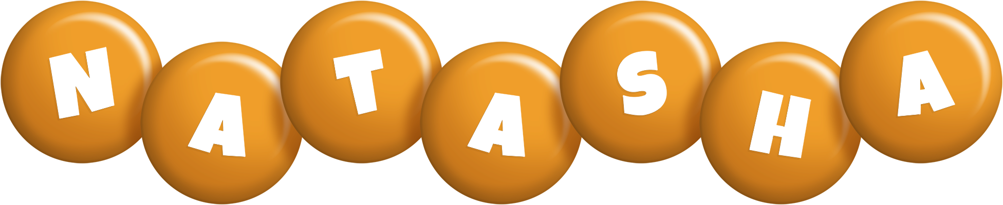 Natasha candy-orange logo