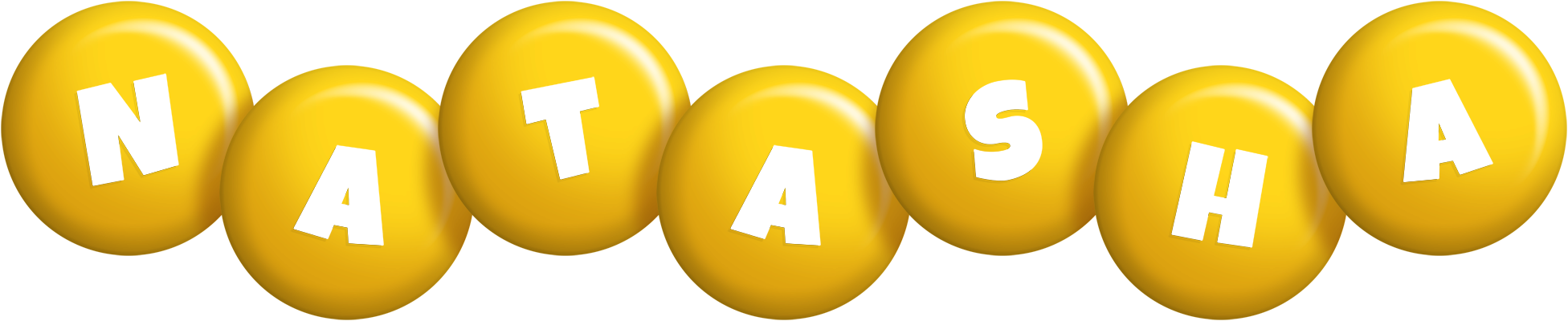 Natasha candy-yellow logo