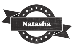 Natasha grunge logo
